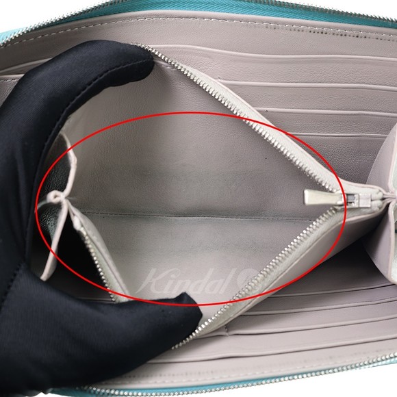 CELINE Large Zip Multi-Function Long Wallet Blue - Picture 10 of 11